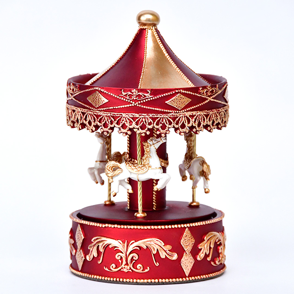 ロシア 赤の広場 オルゴール ミニチュア装飾品 インテリア 美品 高級感 いいね カルーセルオルゴール|インテリア雑貨専門店エルジュエル