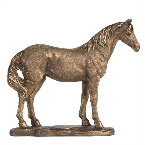 【即納可！】【A&B Home】アニマルオブジェ・馬の置物（W21×H18cm） 