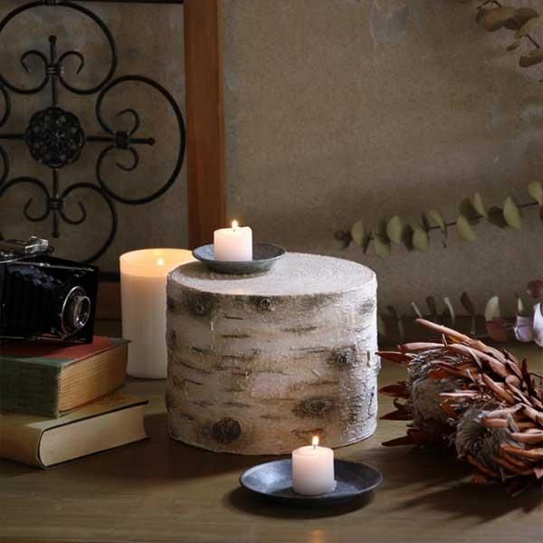 切り株オブジェ 白樺｜インテリア雑貨専門店エルジュエル