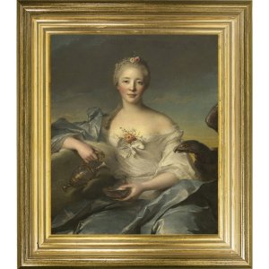 【即納可！】イギリス製 額絵−英国の貴婦人たち−「Madame Le Fevre de Caumartin as Hebe, 1753」