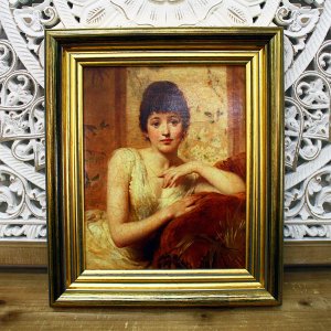 【即納可！】イギリス製 額絵−英国の貴婦人たち−「A Beauty ,1888」