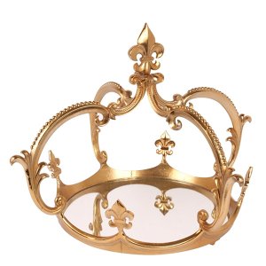 【即納可！】【Dutch Style】オランダ-ゴールド王冠のオブジェ・ミラートレー（φ72cm）