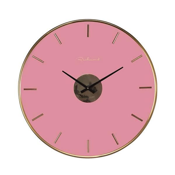 30％OFFセール】【即納可】北欧デザイン モダン 壁掛け時計 サーモン
