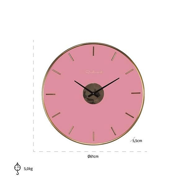 30％OFFセール】【即納可】北欧デザイン モダン 壁掛け時計 サーモン