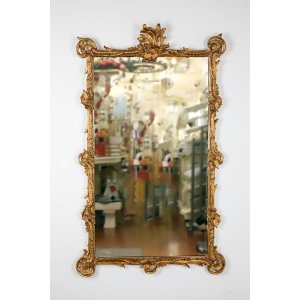 【即納可！】Labyrinthe・フランス ウォールミラー 「Mirror Romain」 ルイ16世式 (89,5x153cm)