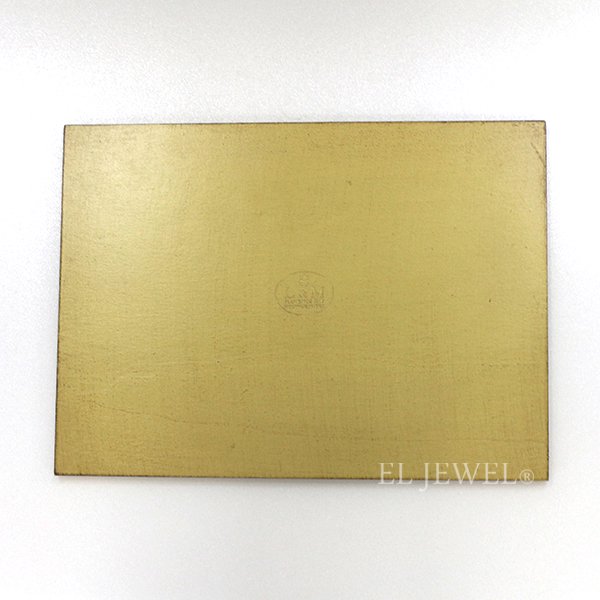【即納可！】【L&M Florence Art】イタリア・木製マット ゴールドリーフ（W36×H27cm） 