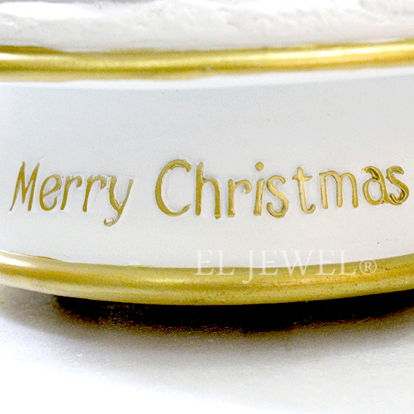 ¨ǼġۡMusicboxworldۥꥹޥ ĥ꡼ȥåץΡɡ४르 ѥƥԥ󥯥ϥʦ14H23cm 