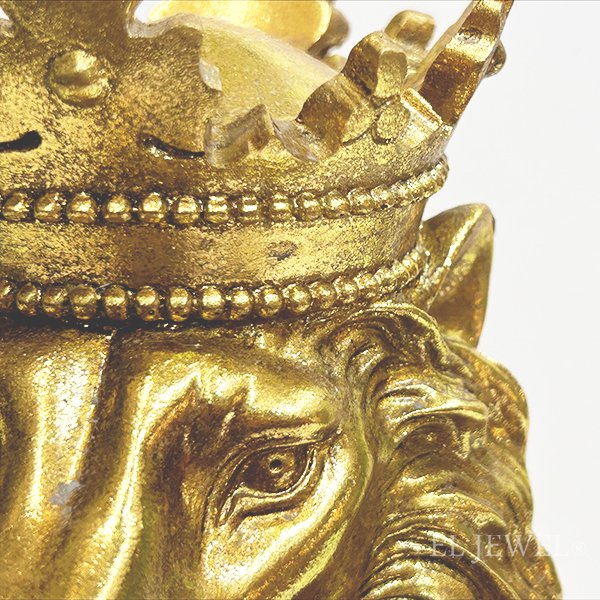 【次回入荷未定】ライオンキングのオブジェ   ゴールド  (W18.5×D13×H35cm) 
