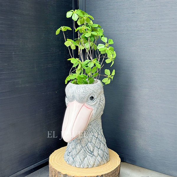 【ANIMAL VASE】 「ハシビロコウ」｜インテリア雑貨専門店エルジュエル