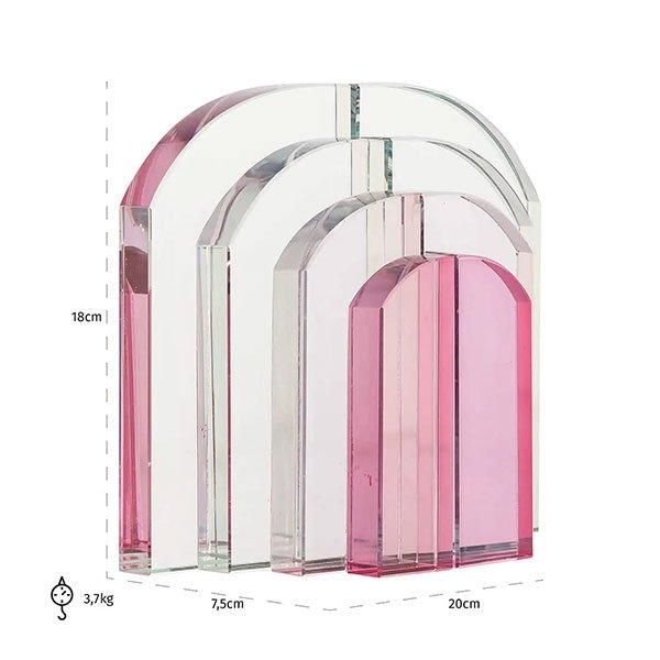 ブックスタンド クリアピンク｜インテリア専門店エルジュエル