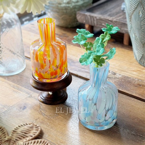 ¨ǼġۡPALETTE VASE  եʥ饹ȥե١ ֥롼 SW7D7H12cm 