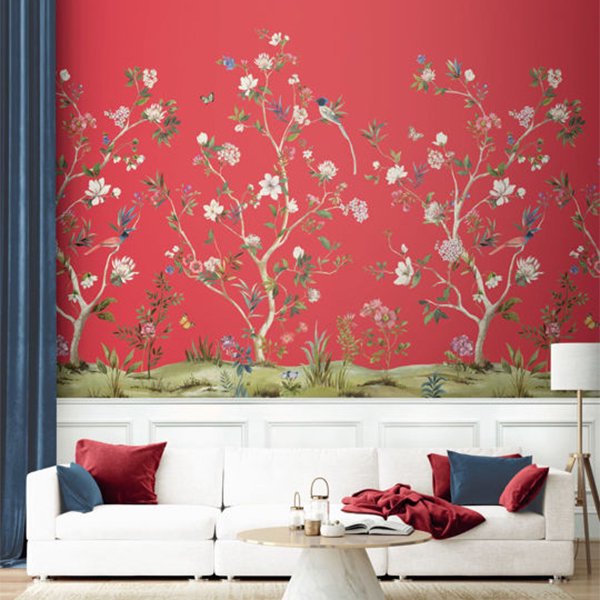 㳤ʢDaisy Bennett Mural CollectionChinoiserie Magnolia Mural - Cherry (274cm304cm) 