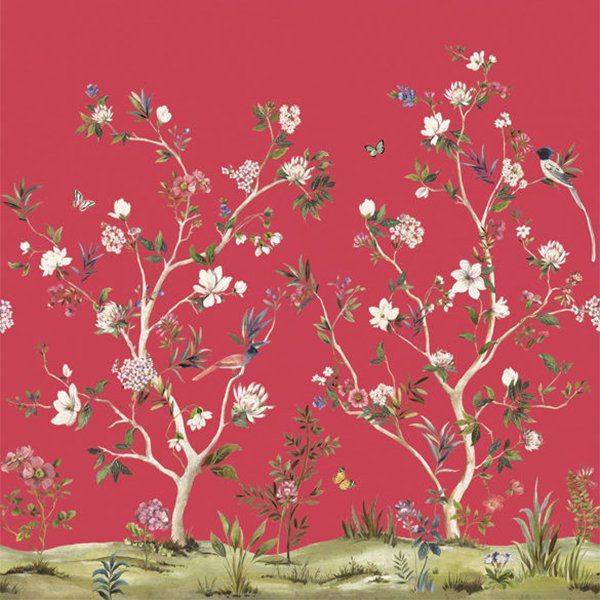 㳤ʢDaisy Bennett Mural CollectionChinoiserie Magnolia Mural - Cherry (274cm304cm) 