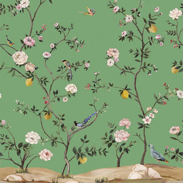 㳤ʢDaisy Bennett Mural CollectionBlossom Mural - Emerald (204cm305cm) 