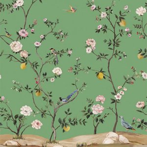 㳤ʢDaisy Bennett Mural CollectionBlossom Mural - Emerald (204cm305cm)<img class='new_mark_img2' src='https://img.shop-pro.jp/img/new/icons1.gif' style='border:none;display:inline;margin:0px;padding:0px;width:auto;' />