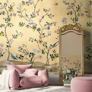 㳤ʢDaisy Bennett Mural CollectionBlossom Mural - Gold Metallic (172cm274cm)<img class='new_mark_img2' src='https://img.shop-pro.jp/img/new/icons1.gif' style='border:none;display:inline;margin:0px;padding:0px;width:auto;' />