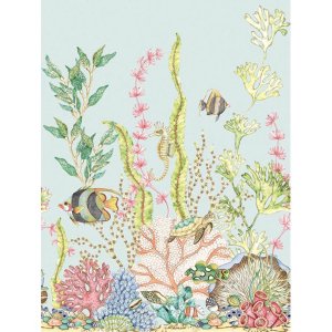 㳤ʢDaisy Bennett Mural CollectionNautical Mural - Island Blue (204cm305cm)