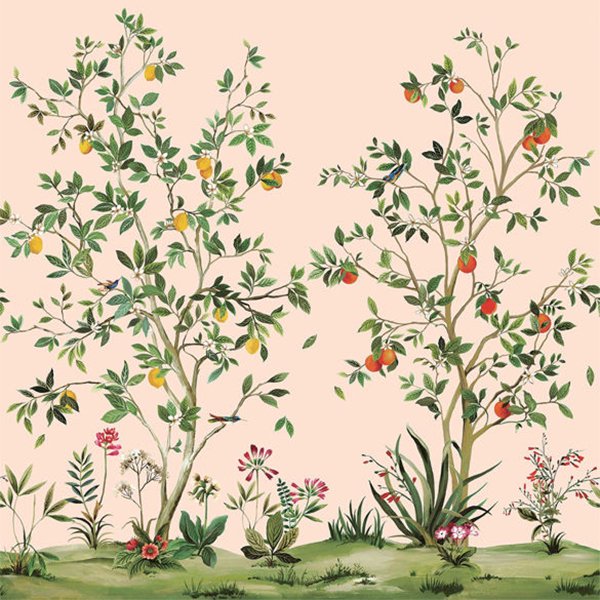 㳤ʢDaisy Bennett Mural CollectionCitrus Grove Mural - Blush (274cm305cm) 