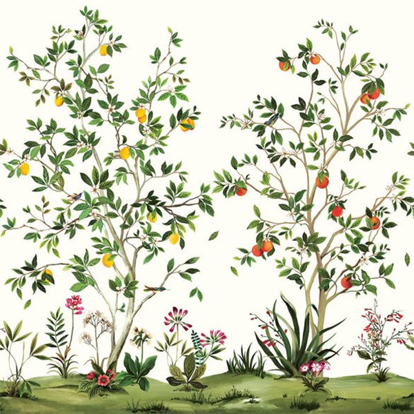 㳤ʢDaisy Bennett Mural CollectionCitrus Grove Mural - Porcelain (274cm305cm) 