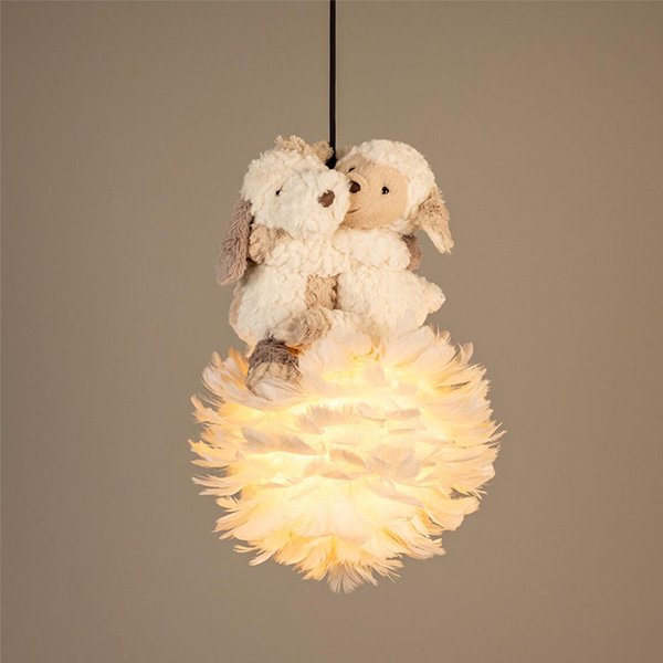 MullanۥɡFoz Teddy Cloud Pendant Lightץڥȥ饤ȡʦ20127cm