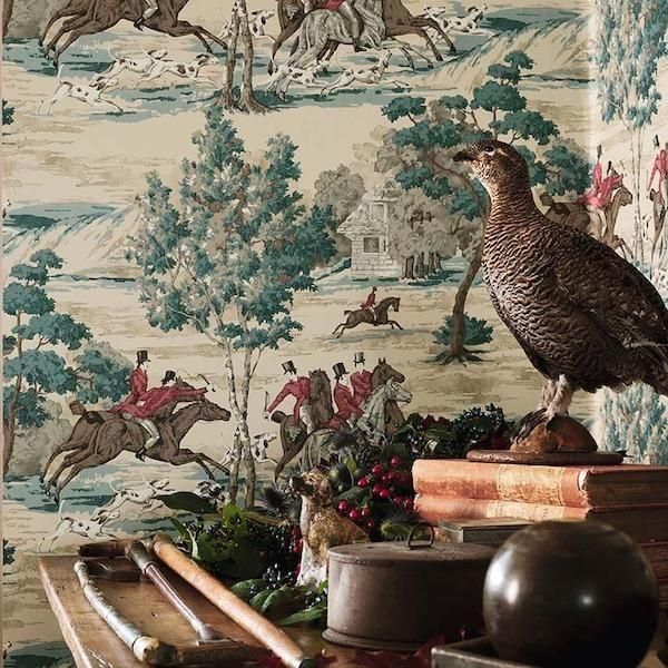 ڳʡ͢ɻVINTAGE WALLPAPERS IISanderson ѹTally Hoס68.6mҡ10m