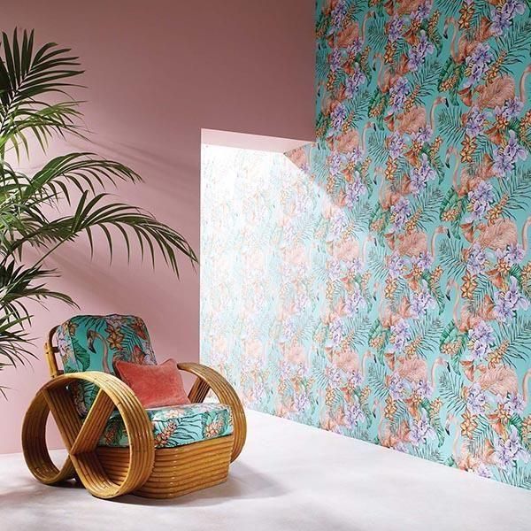 ڳʡ͢ɻCUBANA WALLPAPERSMatthew Williamson ѹFlamingo Clubס68.5cmҡ10m