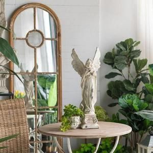 【11月中旬入荷予定】【A&B Home】エンジェルオブジェ アンティークホワイト(W25.5×D18×H68.5cm)<img class='new_mark_img2' src='https://img.shop-pro.jp/img/new/icons1.gif' style='border:none;display:inline;margin:0px;padding:0px;width:auto;' />