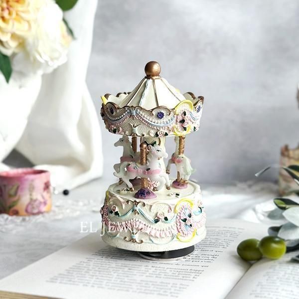 ¨ǼġۡMusicboxworldۥߥ˥롼륪르 ١ʦ8H13.5cm 