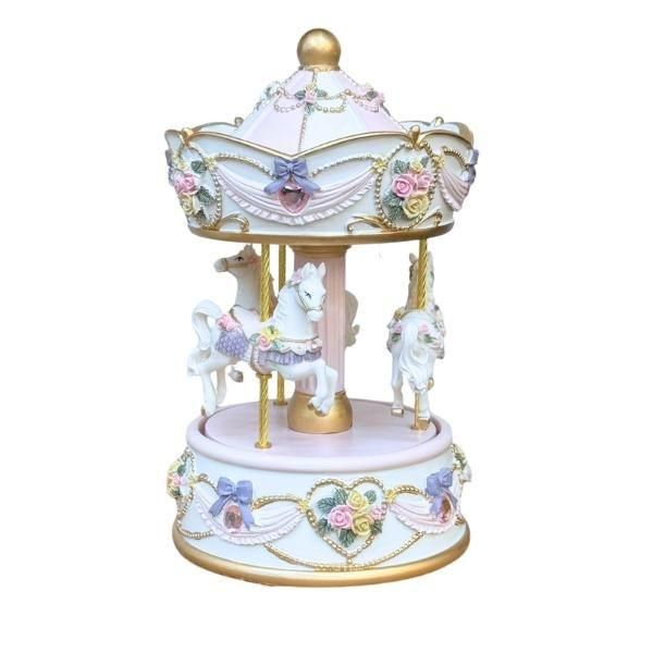 ¨ǼġۡMusicboxworldLED饤դ롼ܥ르 ۥ磻 H19cm 