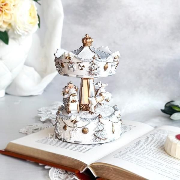 ¨ǼġۡMusicboxworldۥ롼륯ꥹޥ르 ۥ磻ȥ SH15cm 