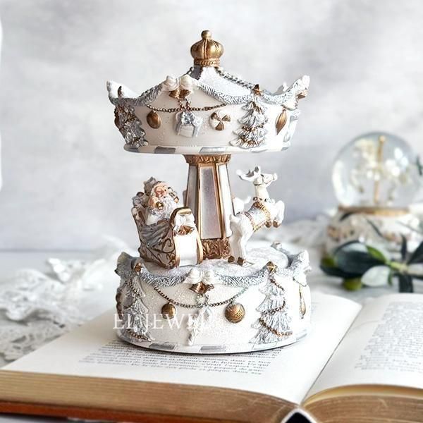 ¨ǼġۡMusicboxworldۥ롼륯ꥹޥ르 ۥ磻ȥ SH15cm 