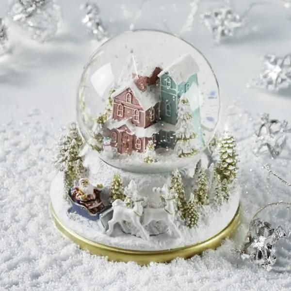 ¨ǼġۡMusicboxworldۥꥹޥΡɡ४르 ѥƥԥ󥯥ϥʦ10H14cm 