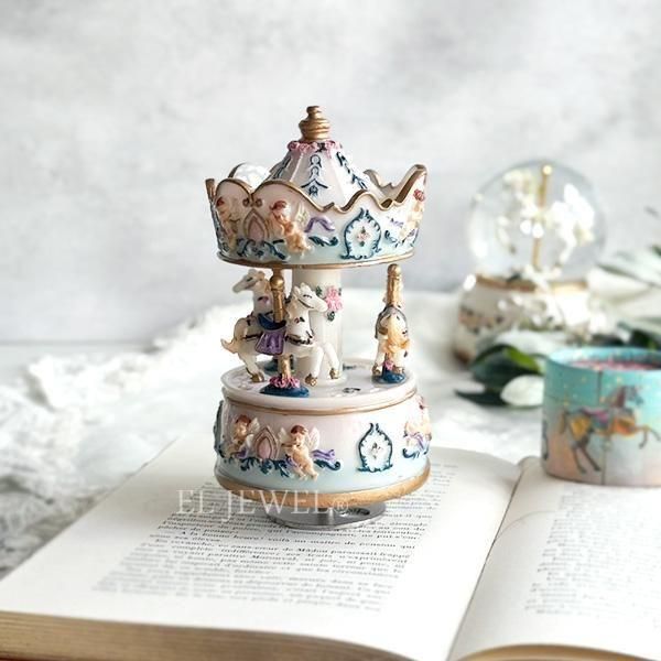 ¨ǼġۡMusicboxworldۥߥ˥롼륪르 饤ȥ֥롼ʦ8H14cm 