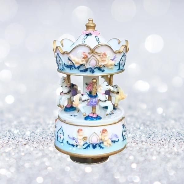 ¨ǼġۡMusicboxworldۥߥ˥롼륪르 饤ȥ֥롼ʦ8H14cm 