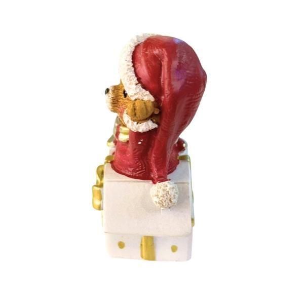 ��¨Ǽ�ġ��ۥ��ꥹ�ޥ����ץ쥼��ȥ٥��Υ��֥�����W5.5��D4.5��H9cm��