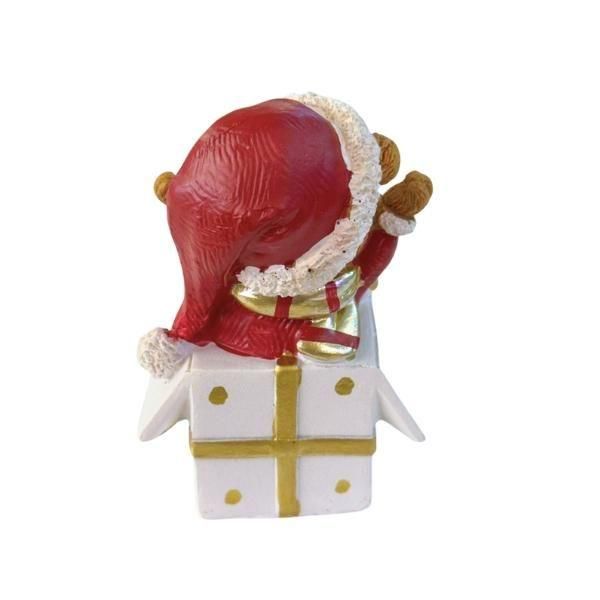 ��¨Ǽ�ġ��ۥ��ꥹ�ޥ����ץ쥼��ȥ٥��Υ��֥�����W5.5��D4.5��H9cm��