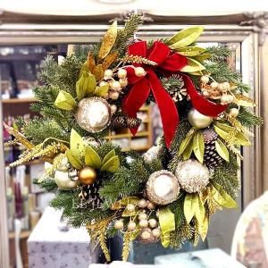 *【即納可!】クリスマス☆レッドリボンボタニックリース ゴールド(φ50cm)
<img class='new_mark_img2' src='https://img.shop-pro.jp/img/new/icons57.gif' style='border:none;display:inline;margin:0px;padding:0px;width:auto;' />
