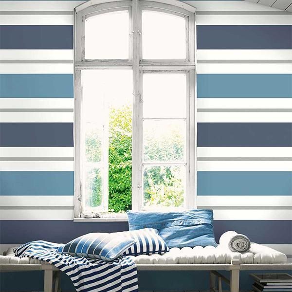 ڳʡ͢ɻ NANTUCKET STRIPES REVISITED -Christopher- WALLQUESTʥꥫˡ68.5cmҡ8.2m 