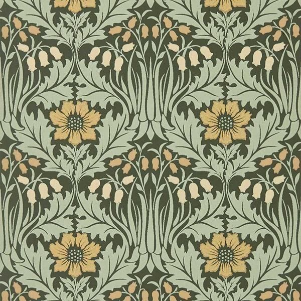 ڳʡ THE UNFINISHED WORKS WALLPAPERS I -Woodbell & Anemone- MORRIS&Co.ʥꥹˡ52cmҡ10m