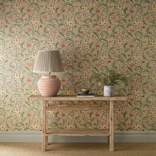ڳʡ THE UNFINISHED WORKS WALLPAPERS I -Wild Tulip- MORRIS&Co.ʥꥹˡ52cmҡ10m