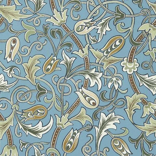 ڳʡ THE UNFINISHED WORKS WALLPAPERS I -Scrolling Tulip- MORRIS&Co.ʥꥹˡ52cmҡ10m