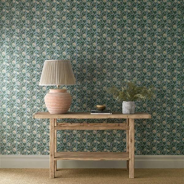 ڳʡ THE UNFINISHED WORKS WALLPAPERS I -Peony Trellis- MORRIS&Co.ʥꥹˡ52cmҡ10m