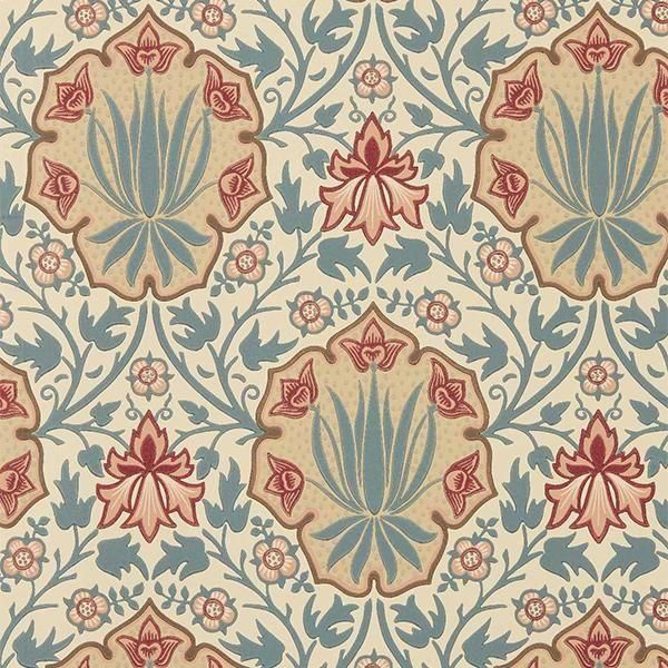 ڳʡ THE UNFINISHED WORKS WALLPAPERS I -Iris & Rose- MORRIS&Co.ʥꥹˡ52cmҡ10m