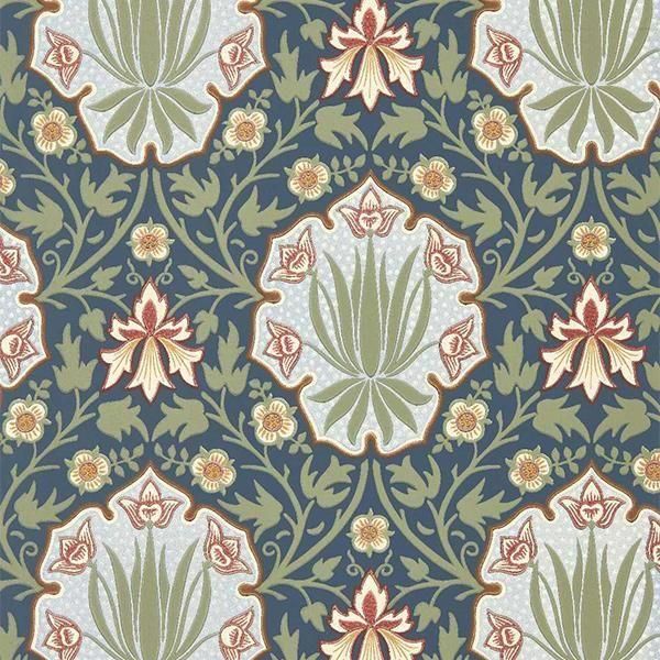 ڳʡ THE UNFINISHED WORKS WALLPAPERS I -Iris & Rose- MORRIS&Co.ʥꥹˡ52cmҡ10m