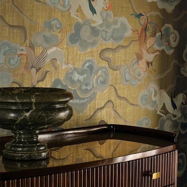 ڳʡ͢ɻ ISTORIA WALLCOVERINGS -Chimera- BLACK editionʥꥹˡ68cmҡ10m 