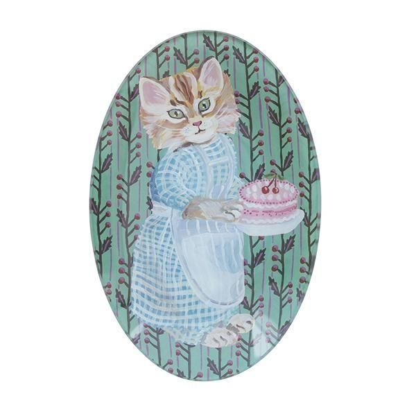 ��¨Ǽ�ġ��ۡ�Nathalie Lete-�ʥ��꡼����ơۥ��饹�����Х�ץ졼�ȡ�20cm��13cm��1.6cm�� 