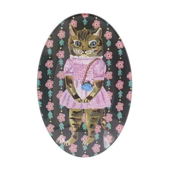 ��¨Ǽ�ġ��ۡ�Nathalie Lete-�ʥ��꡼����ơۥ��饹�����Х�ץ졼�ȡ�20cm��13cm��1.6cm�� 