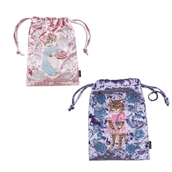 ��¨Ǽ�ġ��ۡ�Nathalie Lete-�ʥ��꡼����ơۡ�Velour��Drawstring�ݡ��� ��W19��H27cm �� 