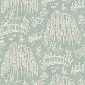 �ڳ�������ʡ�͢���ɻ�<b>��HONFLEUR WALLPAPERS��</b>-Les Saules- Nina Campbell�ʥ����ꥹ�ˡ�52cm�ҡ�9m����