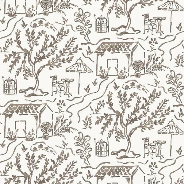 �ڳ�������ʡ�͢���ɻ� ��HONFLEUR WALLPAPERS�� -La Quintinie- Nina Campbell�ʥ����ꥹ�ˡ�52cm�ҡ�9m����